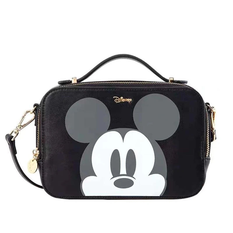 Disney Minnie Mickey Mouse Tas Bahu Kamera Wanita Tas Kurir Lucu Kartun Tas Tangan Fashion Bahu Tas Tangan Persegi