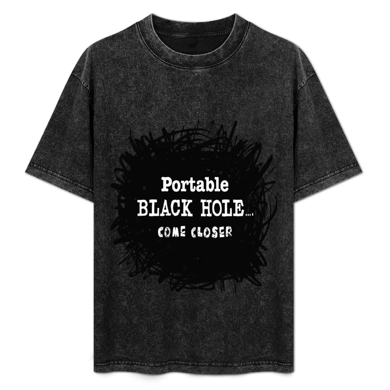 

Portable Black Hole T-Shirt Big and Tall Solid Color T-Shirt