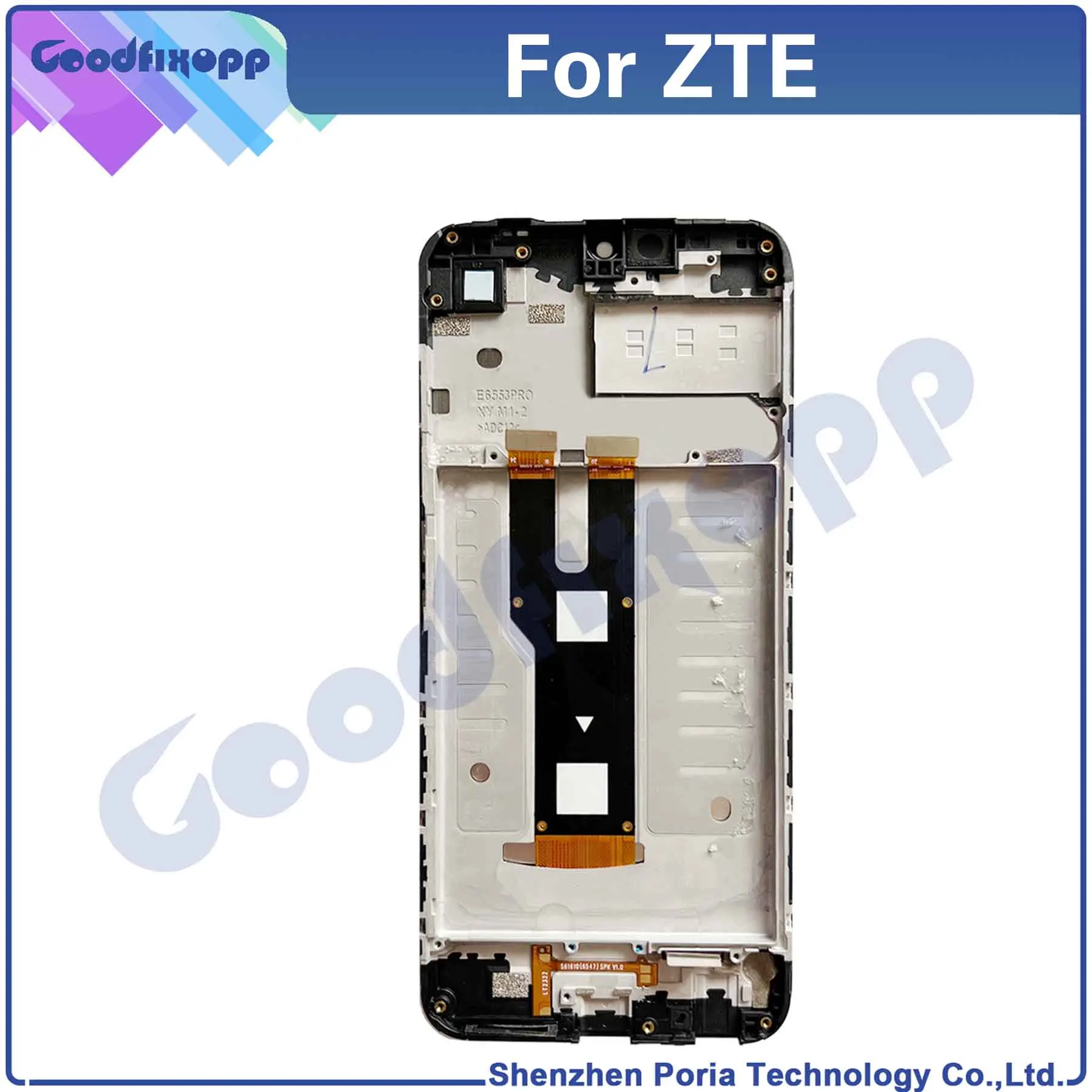 For ZTE Blade V50 Design 4G / Axon 50 Lite / V50 Smart / A73 LCD Display Touch Screen Digitizer Assembly Repair Replacement