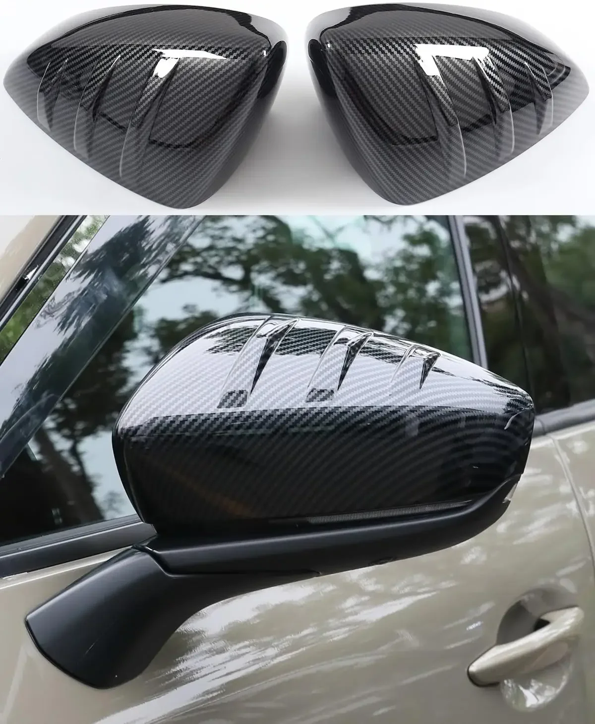 

Sport Style Side Mirror Cover Caps Rear View Side Cover Trim for 2023 2024 Mazda CX-50 CX50 Exterior Accessorios