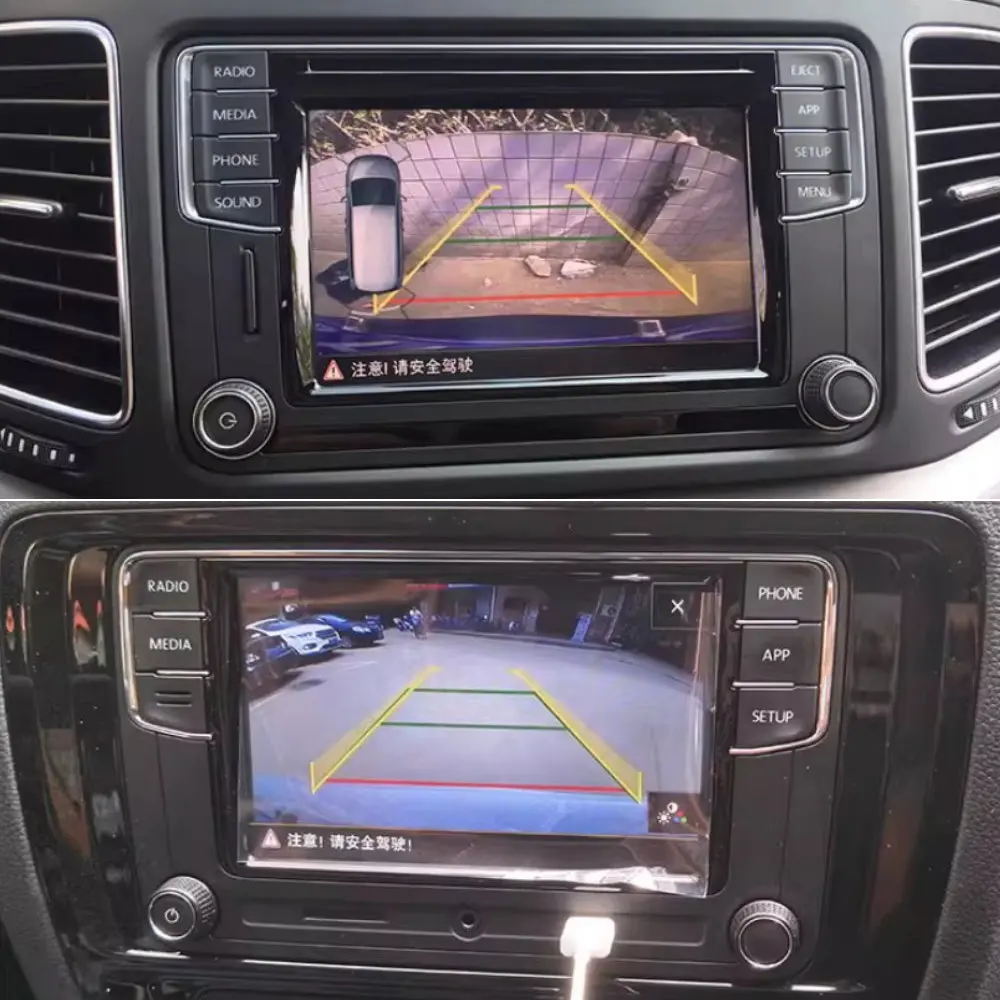 Original Display Car Rear Camera For Volkswagen VW C-TREK / Lavida Cross Tourer 2016-2020 MIB MQB PQ Screen Vehicle Parking Kit