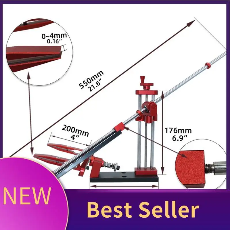 

360° Rotation Flip Fixed-Angle Knife Sharpening Kit -Professional Knife Sharpener With Whetstones-B Durable Easy Install