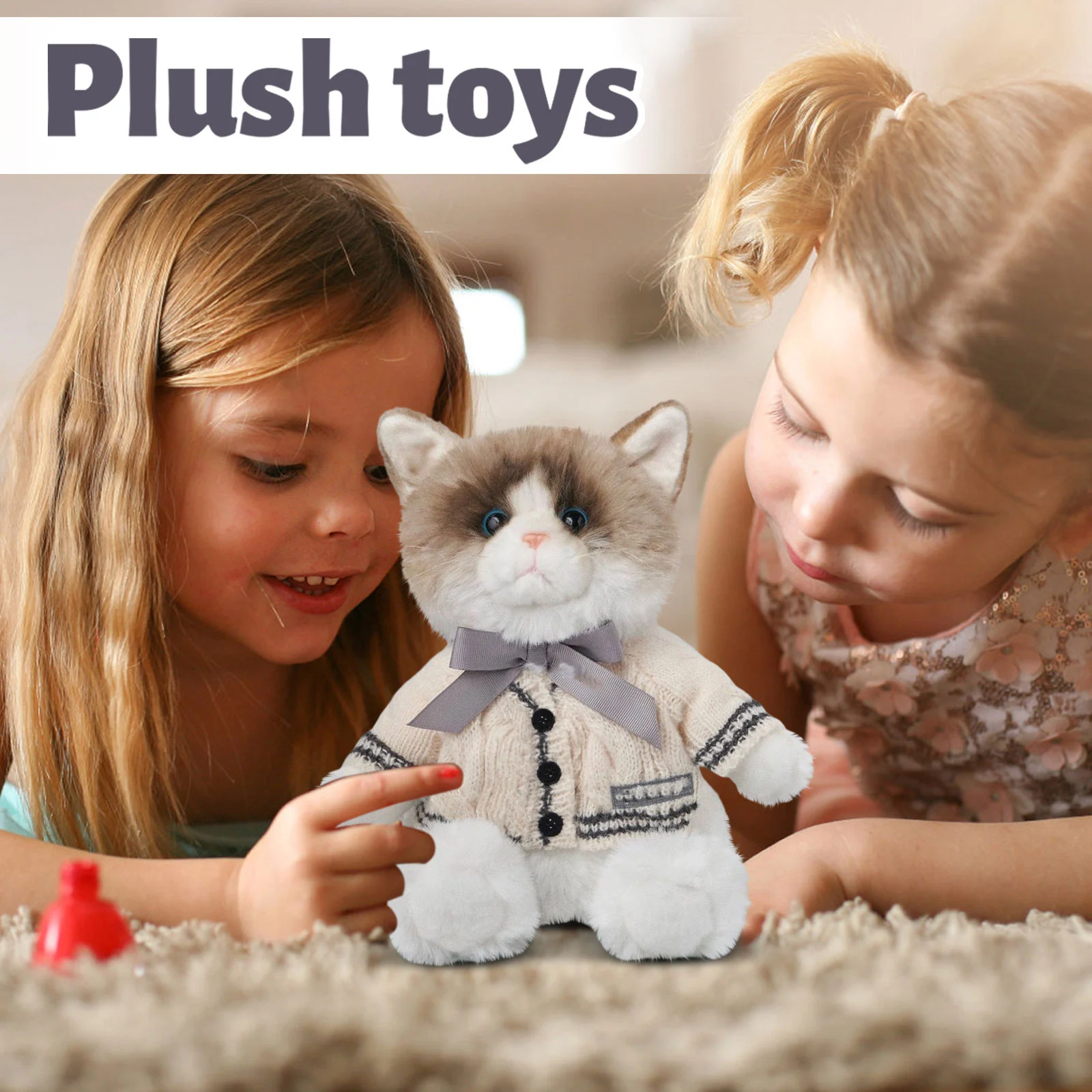 دمى الفولكلور الطرفية هدية لينة مريحة Pp القطن الحشو ألعاب من القطيفة عيد الميلاد عطلات أعياد الميلاد هدية عيد الحب #4