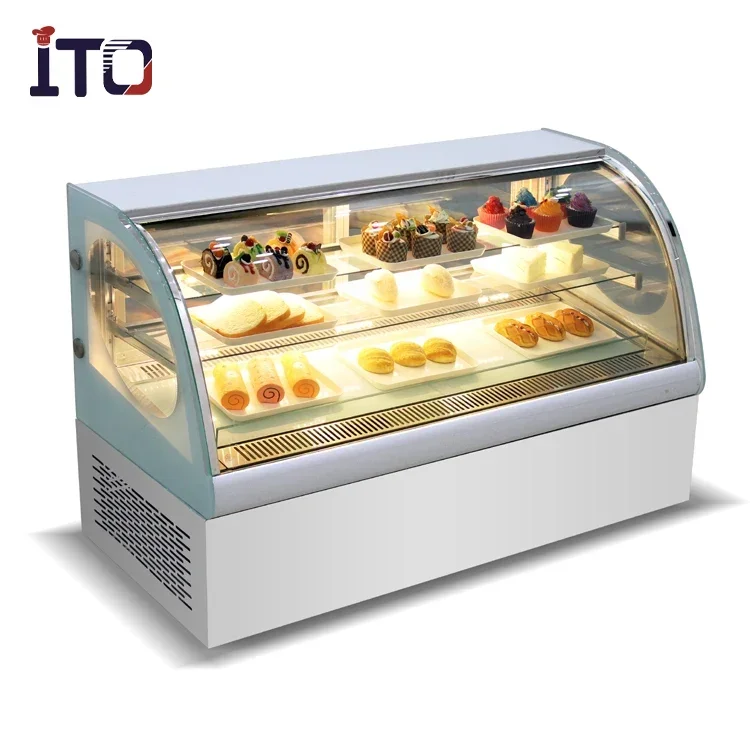 Refrigeration Equipment Cake Display Glass Door Commercial Refrigerator Showcase Cake Display Fridge Cabinet