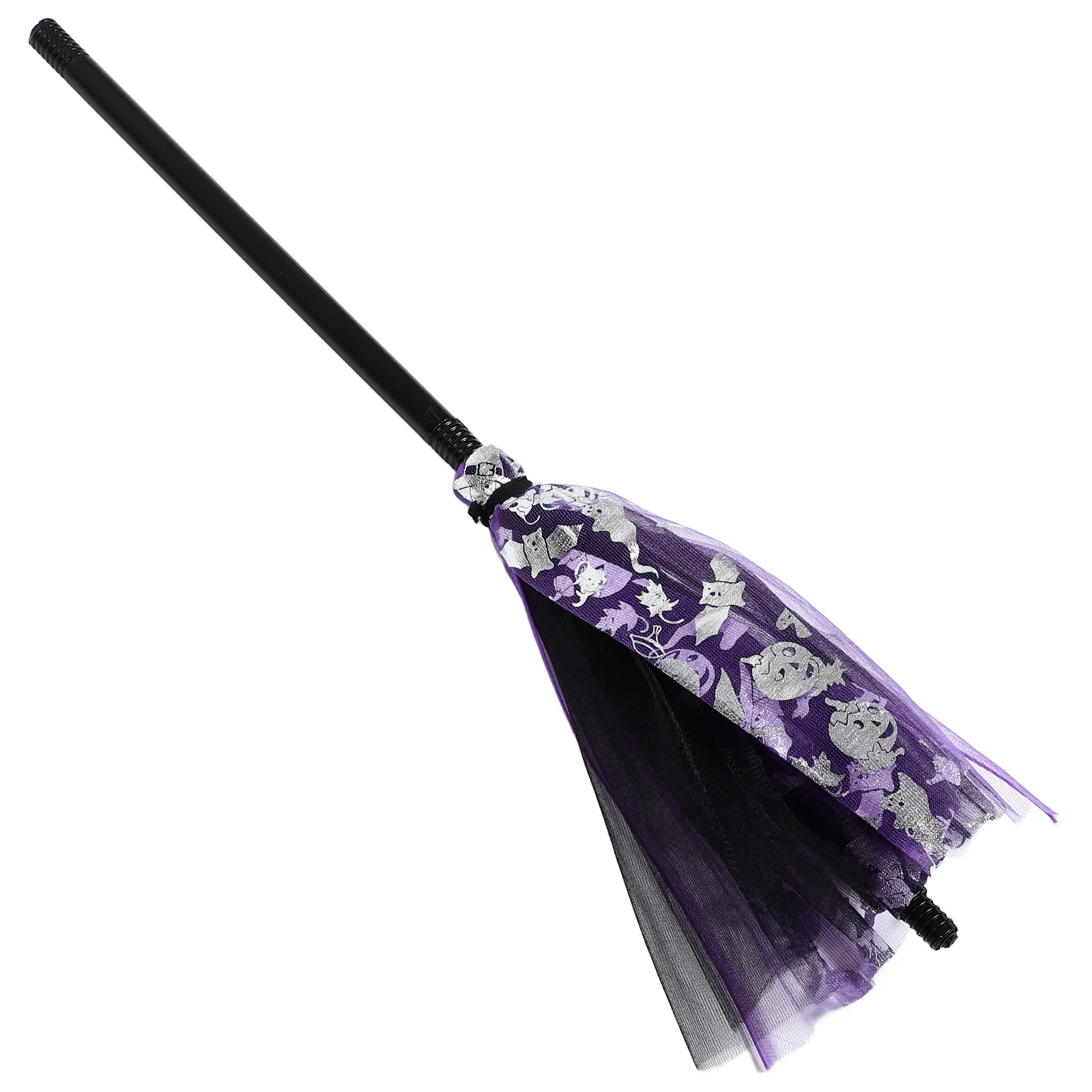 

Detachable Halloween Witch Broomstick For Kids Girls Durable Spooky Party Decor Plastic Broom Props Costume Cosplay Play Pretend