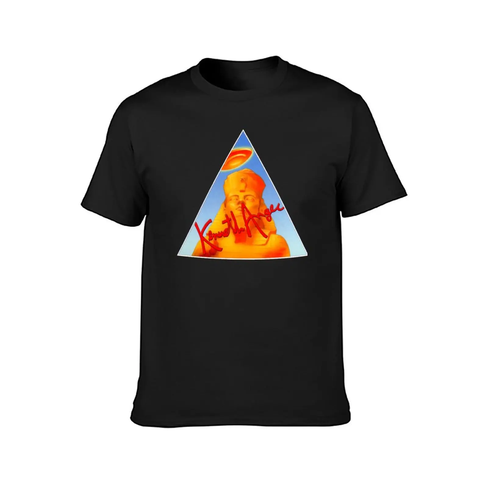 Kenneth Anger Lucifer Rising logo T-Shirt anime blacks men clothings