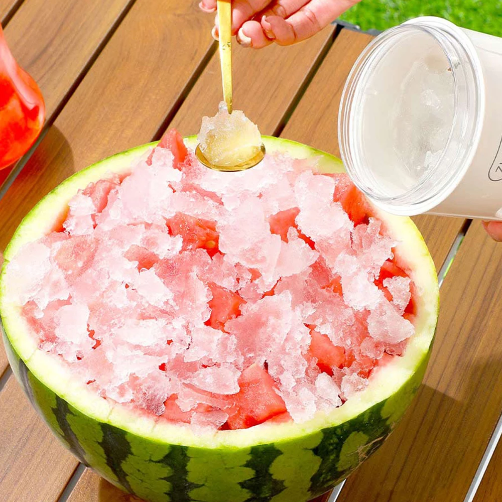 Zhenmi Draagbare Gemalen Ijs Juicer Met Digitale Batterij Display Crushed Ice Mixer Elektrische Mini Blender Fruit Groenten Juicing