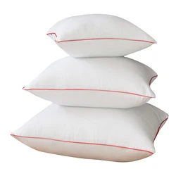 40*40/45*45/50*50/55*55/60*60/65*65/70*70cm Solid Pure Cushion Core Pillow Interior Soft White Head Waist Pillow Inner Cushion