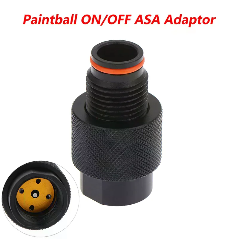 New HPA Air Tank Regulator Valve Saver On/Off G1/2-14 Thread Pneumatic Control Connector Adaptor