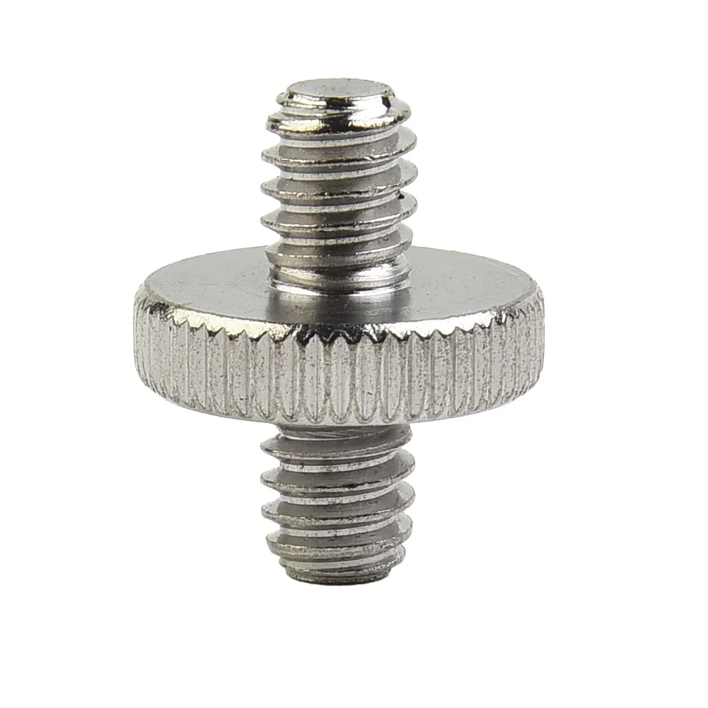 Adattatore per vite filettata maschio-maschio da 1pc per supporto per treppiede per fotocamera accessori per fotocamere tutti i tipi di ingranaggi con foro per vite da 1/4 "o 3/8"