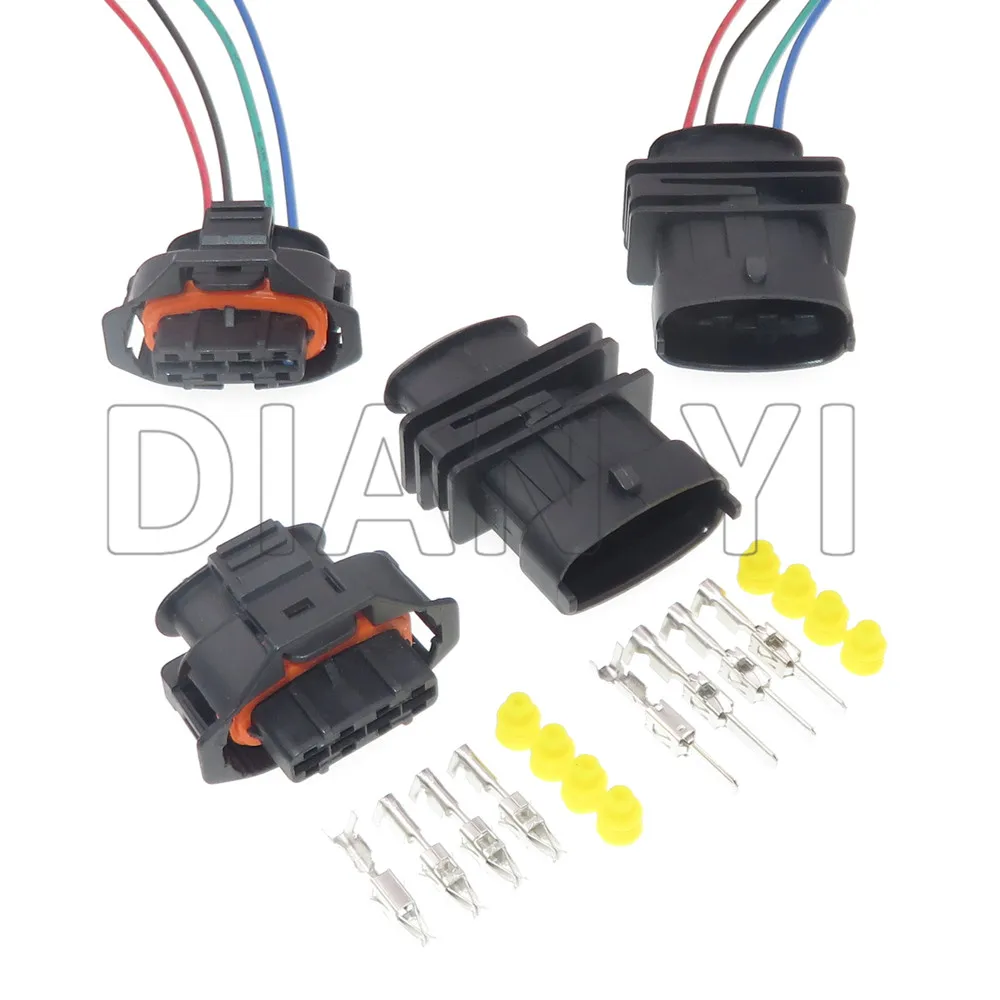 

1 компл. 4-сторонний автомобильный проводной кабельный разъем для Bosch Buick GT Chevrolet Cruze Ford Falcon XR6 1928403736 1928403453 автомобильный герметичный разъем