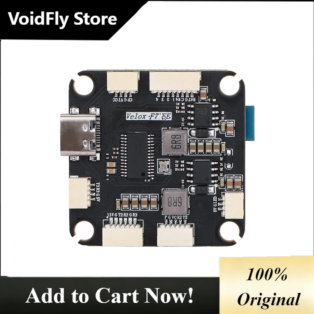 VoidFly T-MOTOR Velox F7 SE 8S Stack Flight Controller and 70A SE 8S 4IN1 ESC Combo for Reliable RC FPV Long Range Drone