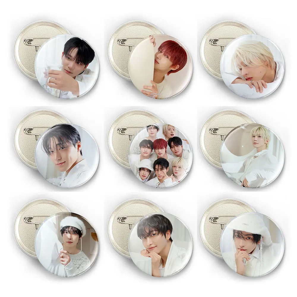 58mm Pin ATEEZ YOUR FRIENDLY GHOST Badge KPOP Brooch Collectible Fashion Accessory for Fans Backpack/T-shirt