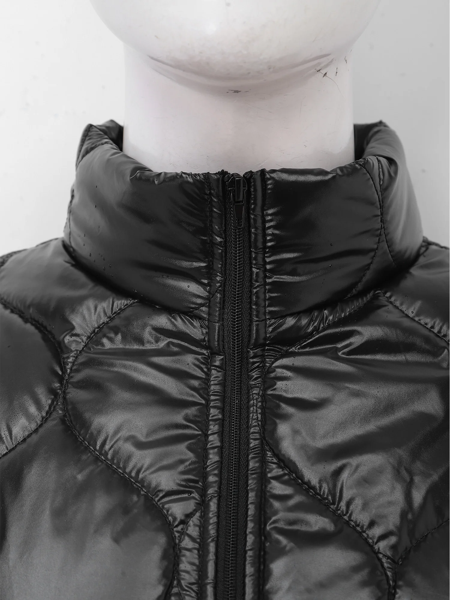 여성용 겨울 따뜻한 퀼팅 패딩 크롭 베스트 스탠드 칼라 - Puffer Vest Padded 리뷰 및 가격