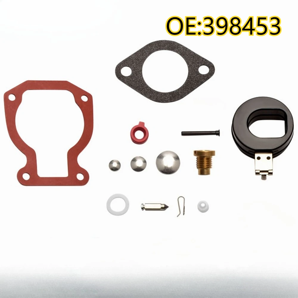 

High quality New For 398453 Suitable for Johnson Evinrude 9.9 HP 15 HP carburetor carbohydrate kit