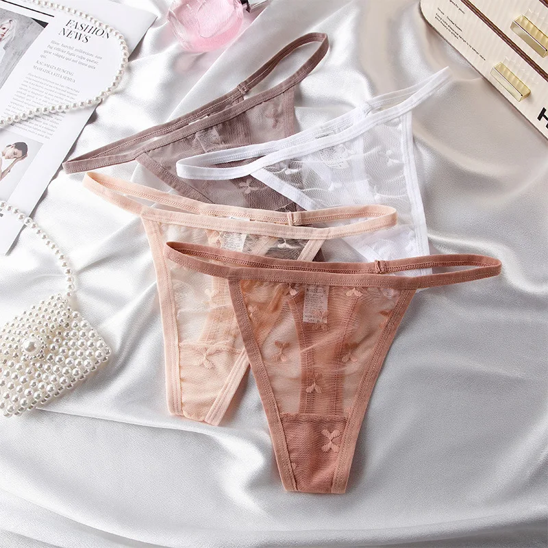 Women Sexy Lace Knickers Thong Brief G-string Panties Lingerie Underwear for Women Girls  Sexy Panties