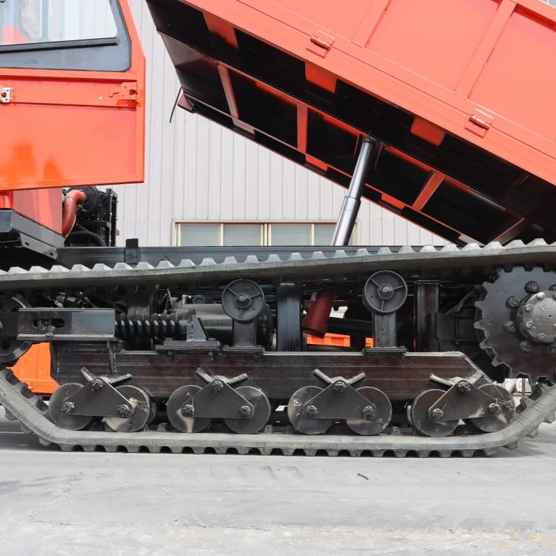 Engineering Rubber Track 0.8Ton 1.2Ton 1.8Ton 2Ton 5Ton Transport Crawler Dumper Truck For Mud Road view 4