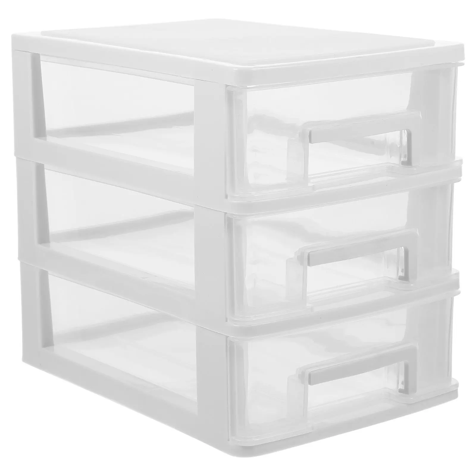 Desktop Drawer Style Organizer Plastic Storage Box Multi-Layer Sundries Holder Desk Organizer Stationery Box Smooth