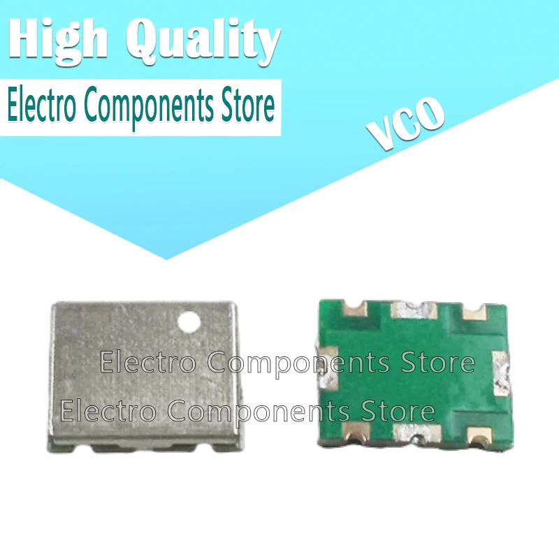 2Pcs 5G VCO Voltage Controlled Oscillator Signal Source for Interphone Frequency Band FVCO3450 3300-3600MHZ 7mm*9mm*2mm SMD