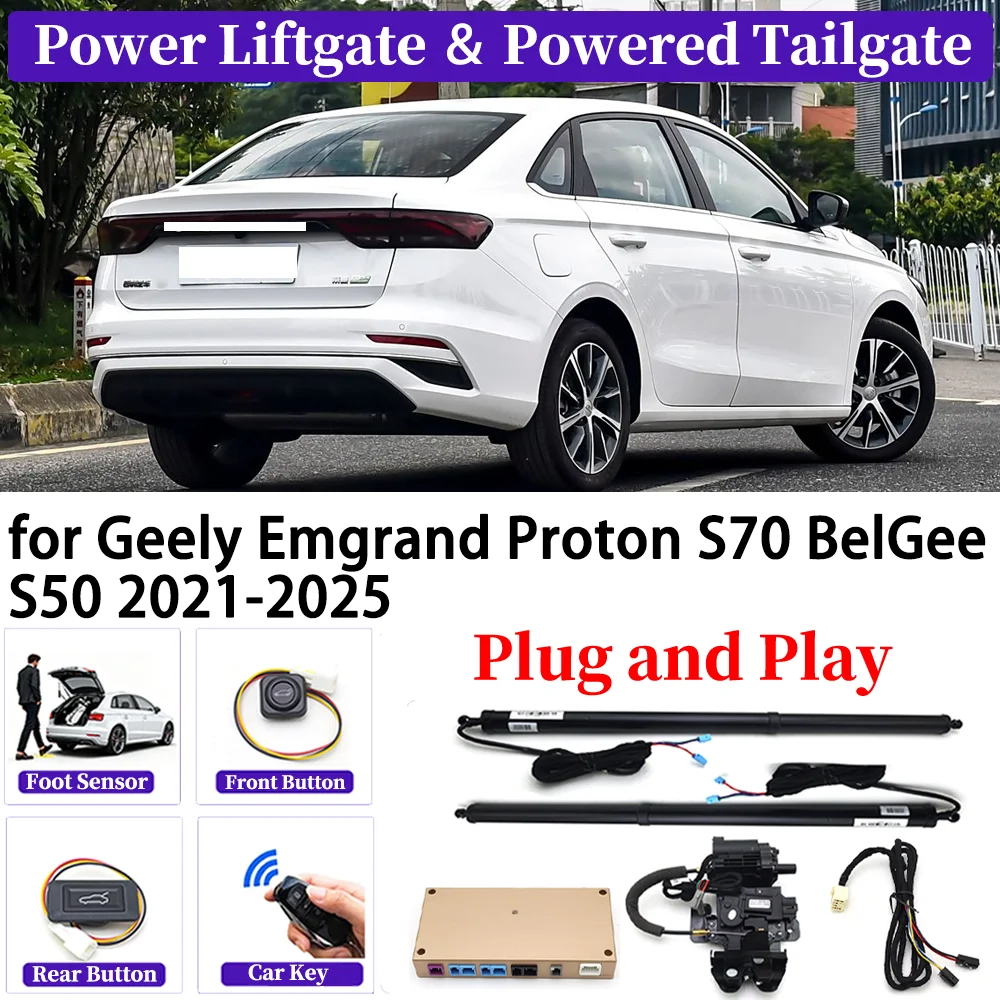 

for Geely Emgrand Proton S70 BelGee S50 2021-2025 Upgrade Car Automatic Power Liftgate Kit Smart Auto Electric Tailgate System