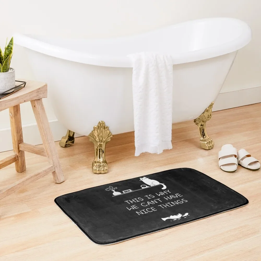 

This Is Why We Can't Have Nice Things Bath Mat Absorbent Carpet For Bathroom Anti-Slip Shower Bath Carpet Mat