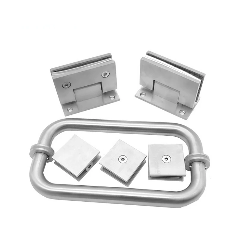 

High Quality 90 Degree Bathroom Shower Door Hinge Stainless Steel Handle Glass Hinge