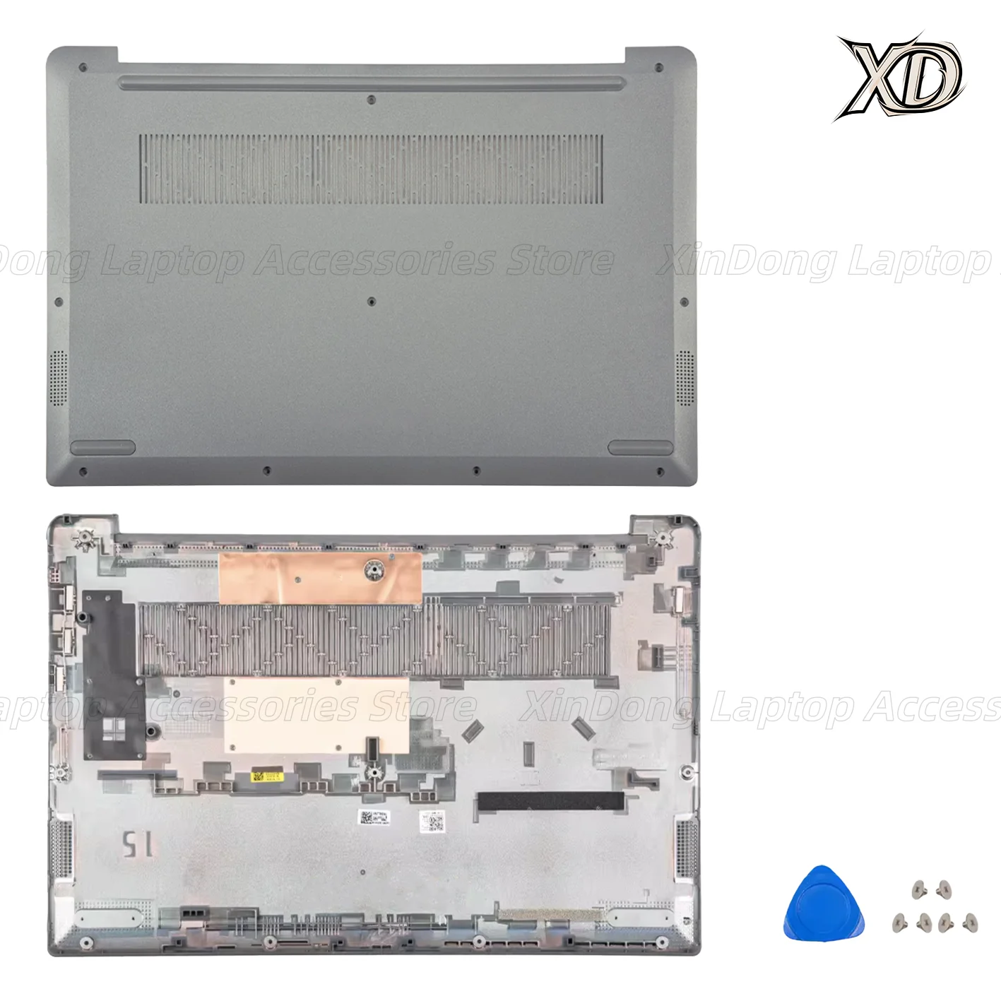 حافظة كمبيوتر محمول لـ Ideapad 3 15ABA7 3-15IAU7 3-15ITL6 3-15ALC6 2022 LCD الغطاء الخلفي/الحافة/مسند اليد/السفلي/استبدال المفصلي #5