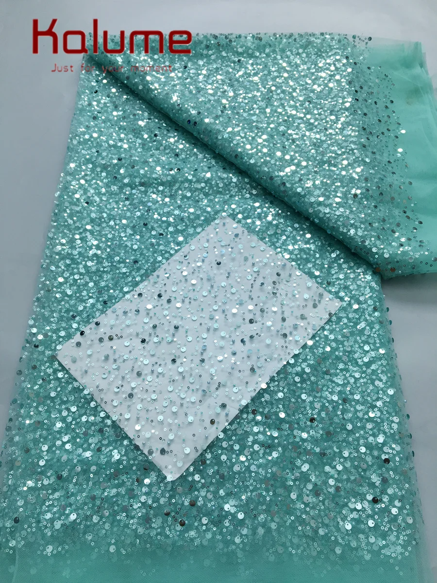 Kalume tela de encaje africano - Embroidery Gradient reseña y precio
