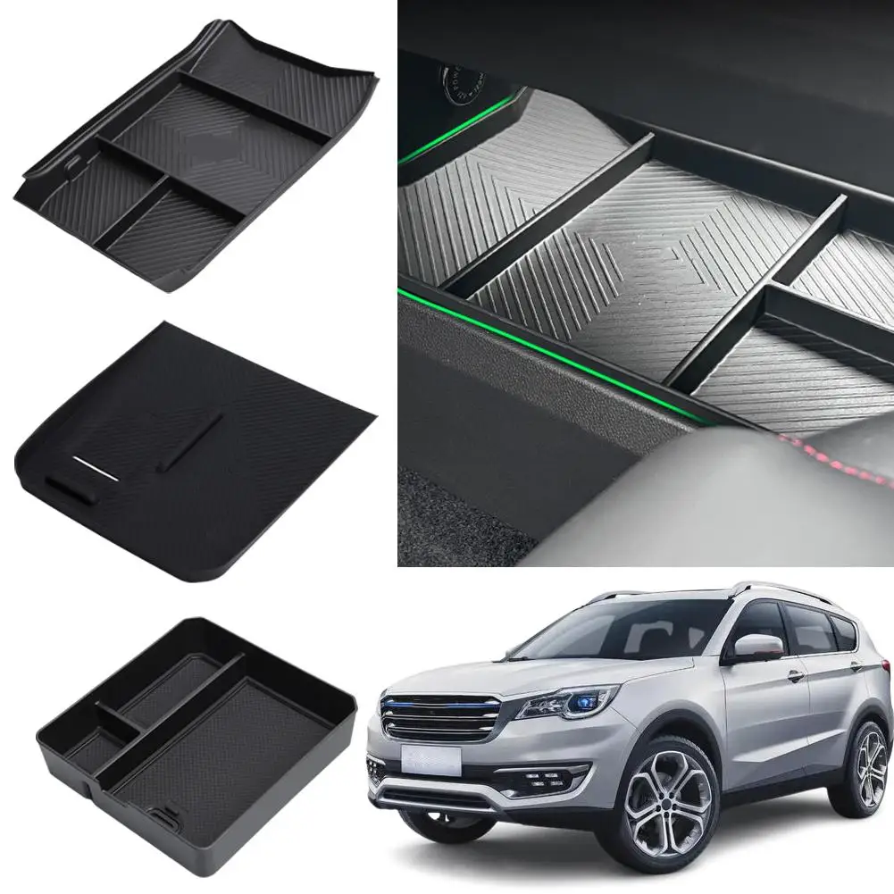 

For Chery Jetour Traveler Central Control Storage Box 2024 Car Accessories 2025 Holder Armrest Dust Interior Cup Organizer T1Z6