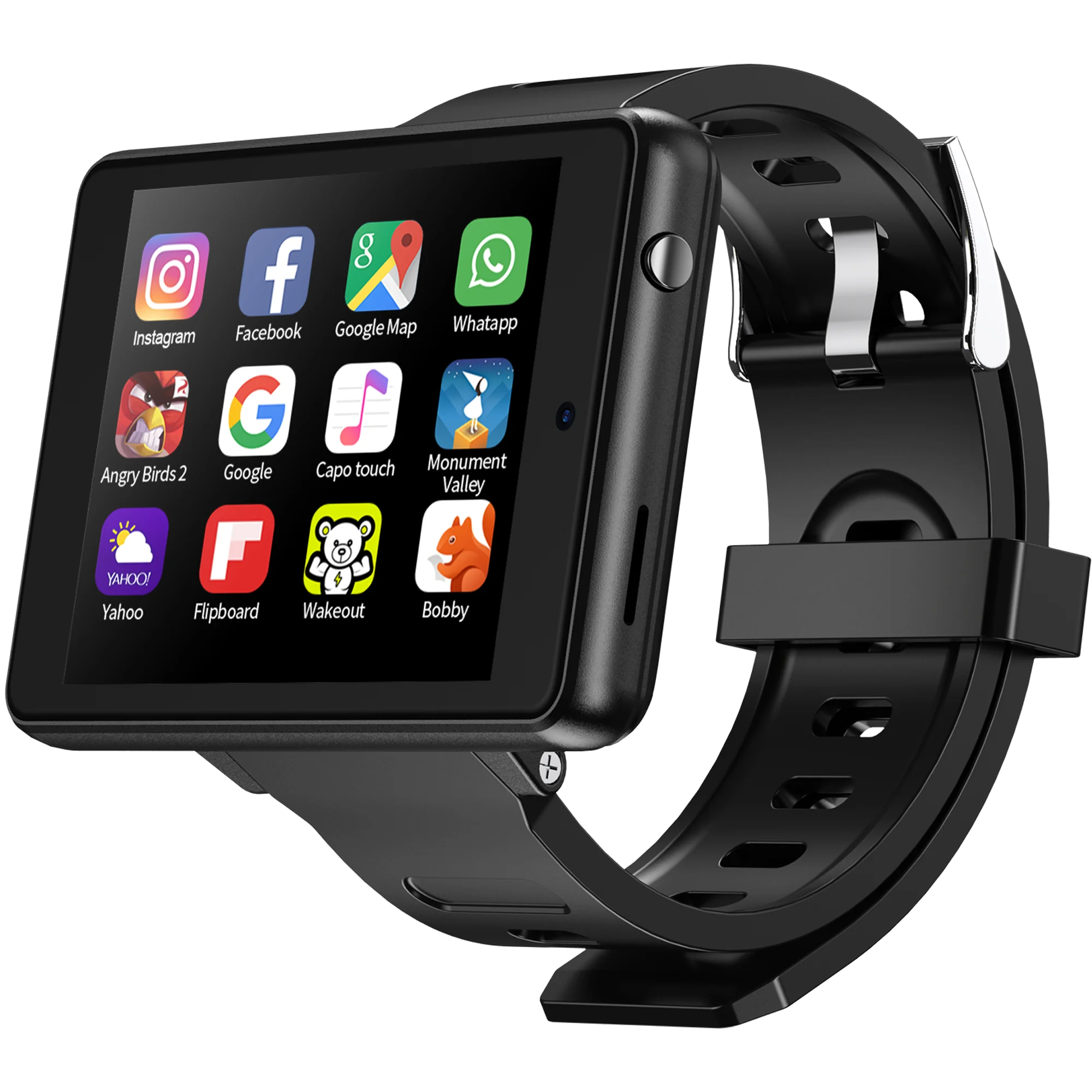 YYHC- 2.8 Inch Big Square Screen WIFI GPS Smart Watch 4G Full Netcom Smartwatch