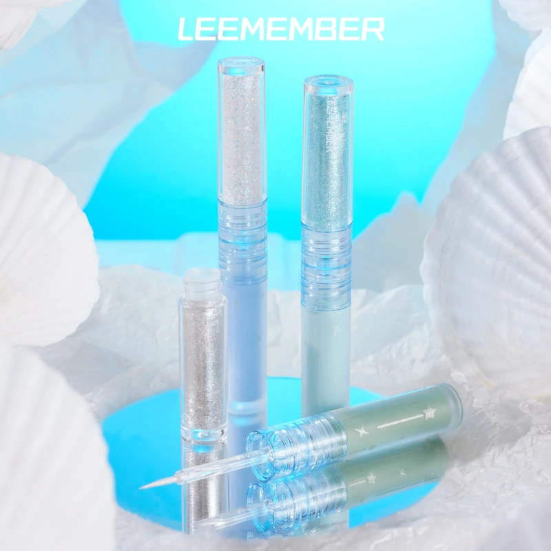 Lemember Gemini Serie flüssiger feiner Diamant erfrischen Lidschatten doppelte Textur Effekt Lidschatten aufhellen Make-up Kosmetik