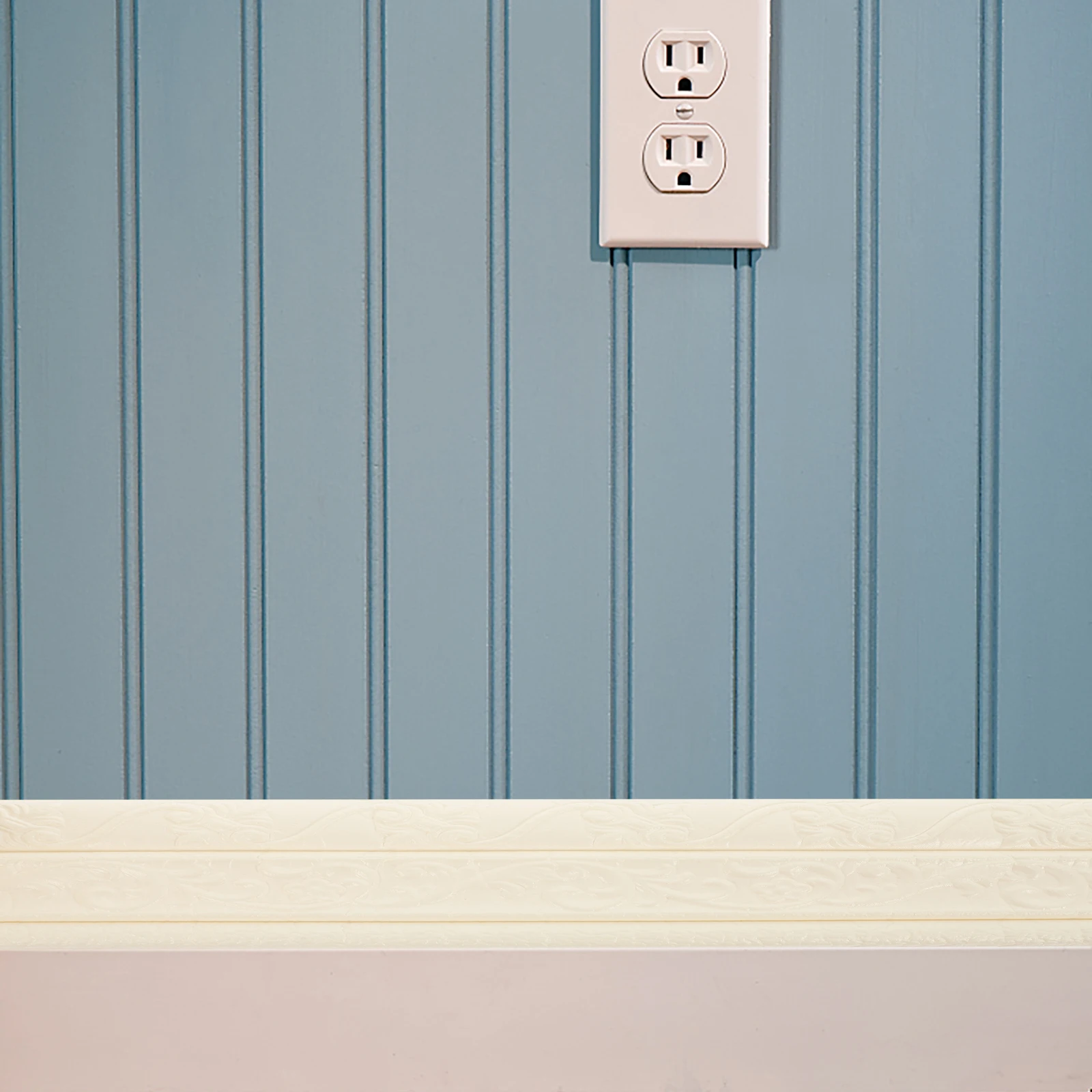 

2 pcs Waistline Sticker Flexible Foam Molding Trim For Wall Corner Cabinet Tile Edge Self Adhesive Peel Stick Decorative Wall