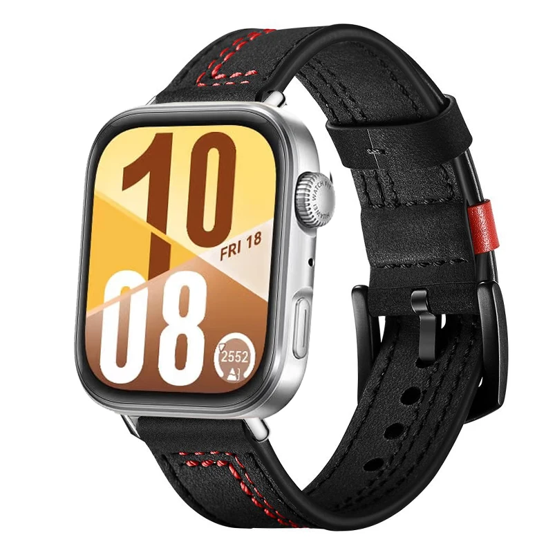 Pulseira de couro para huawei watch fit 4 4 pro pulseira smartwatch para huawei watch fit 3 fit 4 correa cinto de substituição