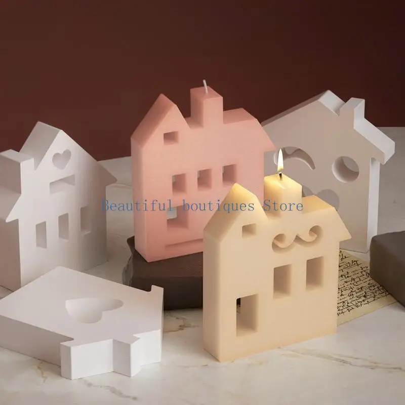 U4LF House على شكل سيليكون قالب القلاع الصغيرة القلاع لمشجعي كعكة الخبز