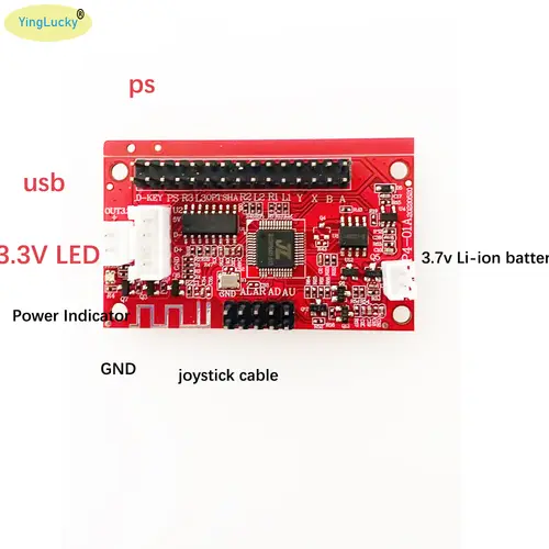 Arcade Zero Delay USB Board Wireless Bluetooth Joystick Encoder PCB Sanwa Game Stick Controller PC PS3 PS4 3 In 1 Control DIY - Image 9