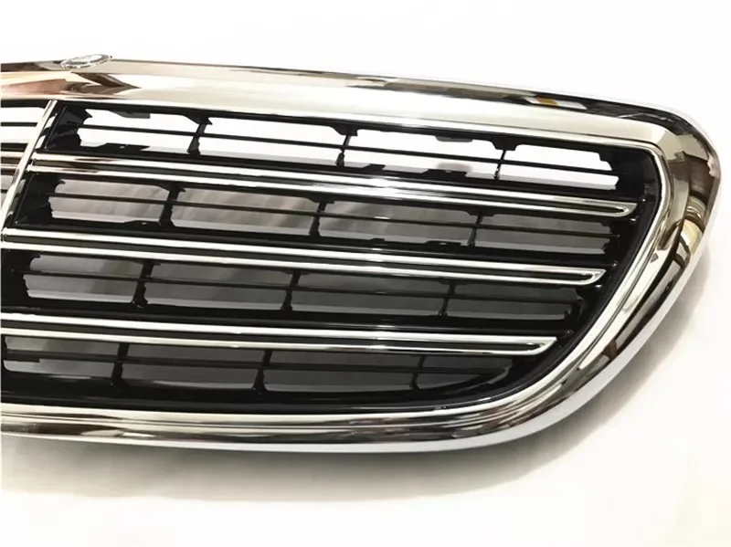 Dotyczy Mercedes-Benz Klasy E 2016-2020 W213 Pionowa Standardowa Kratka Grilla Przedniego Środkowego Wlotu Powietrza Przedniego Panelu