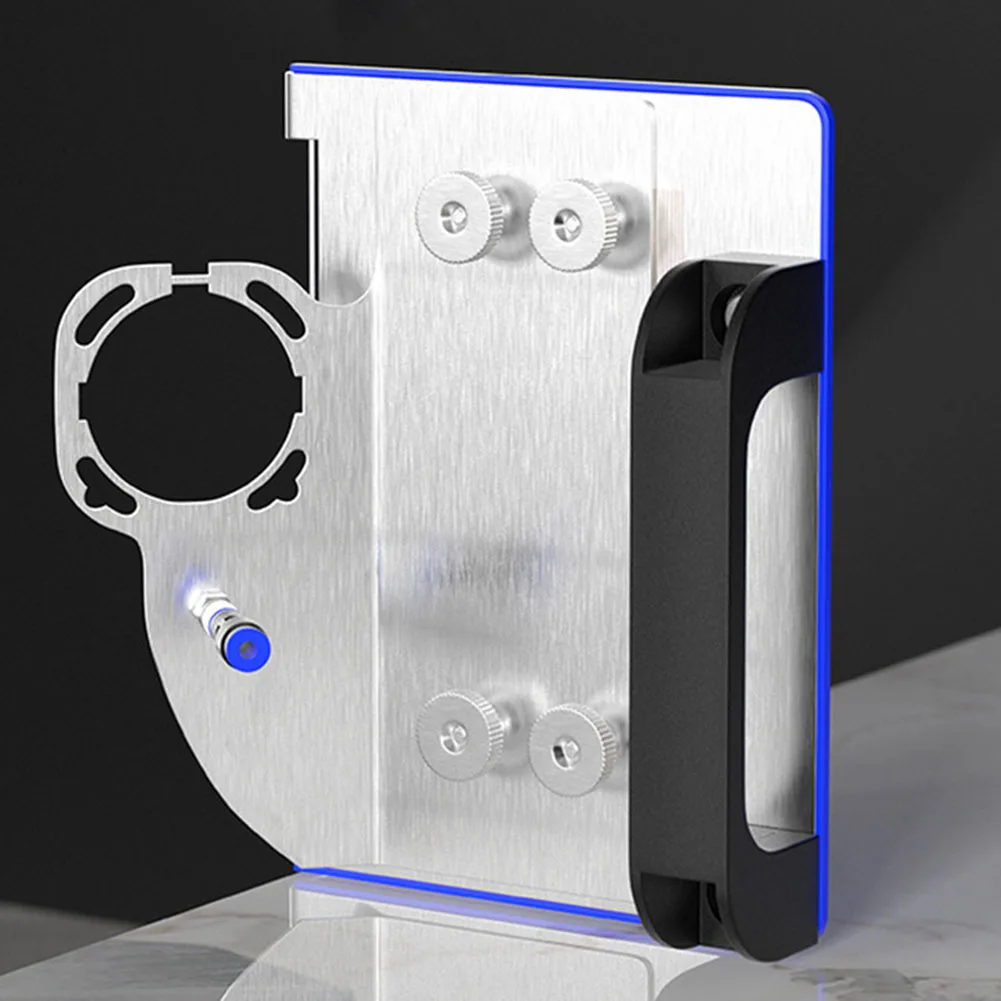 Achieve Clean and Professional Tile Chamfering with this Angle Grinder Stand Compatible with Type 100 Grinders