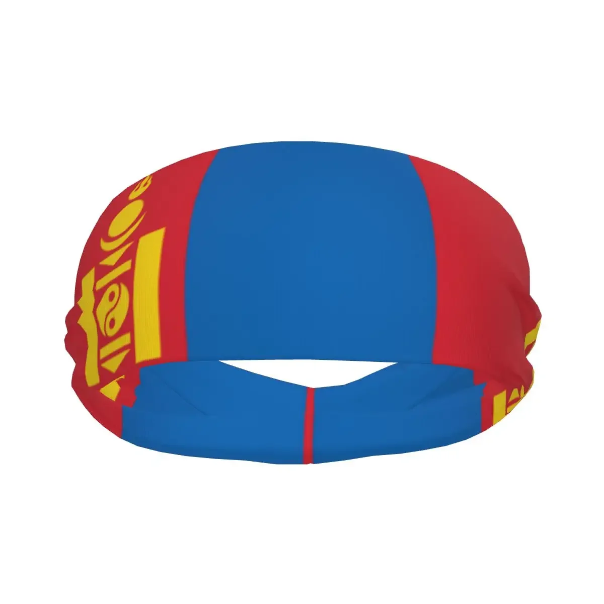 Sports Headband Portable Hair Band Flag Of Mongolia Hair Wrap Brace Cycling Running Exercising Sweatband