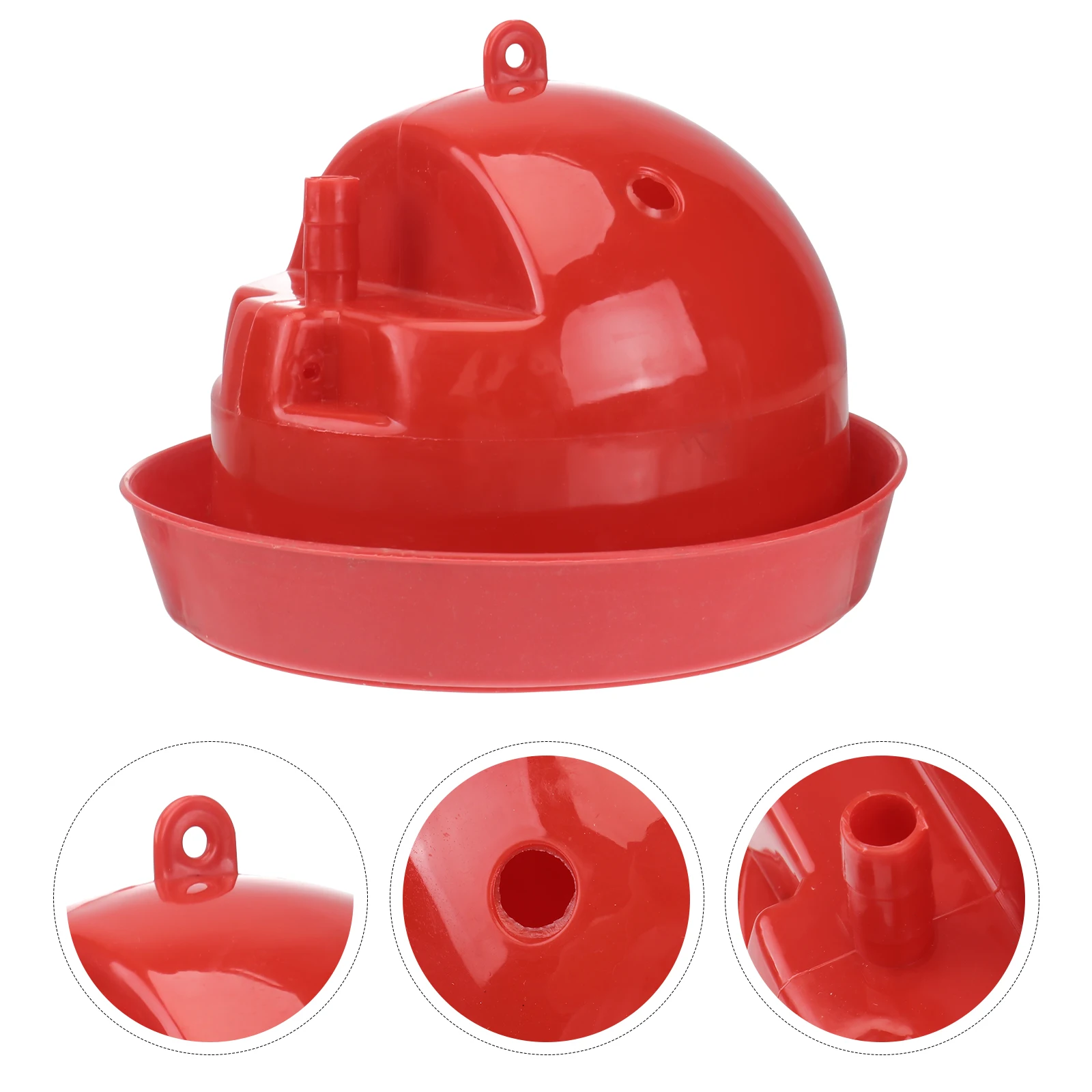 

3 Pcs Chicken Drinker Durable Plastic Water Bowl Small Chickens Pigeons Birds Quail Pets Farm Use Clean Water Avoid Waste