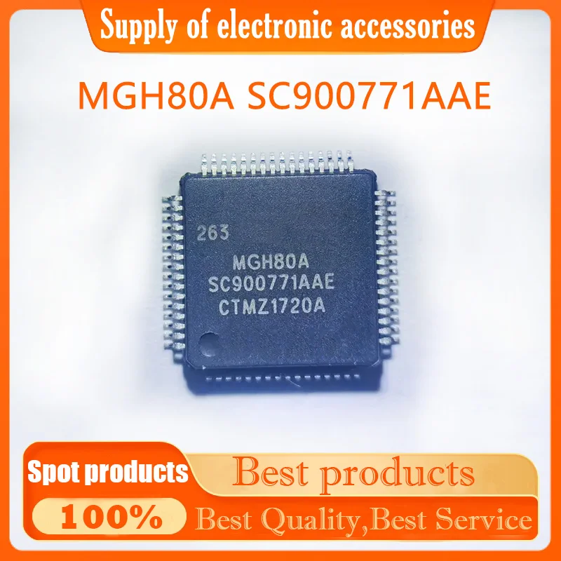 Original MGH80A SC900771AAE Automobile carte d'ordinateur CPU IC LQFP-64