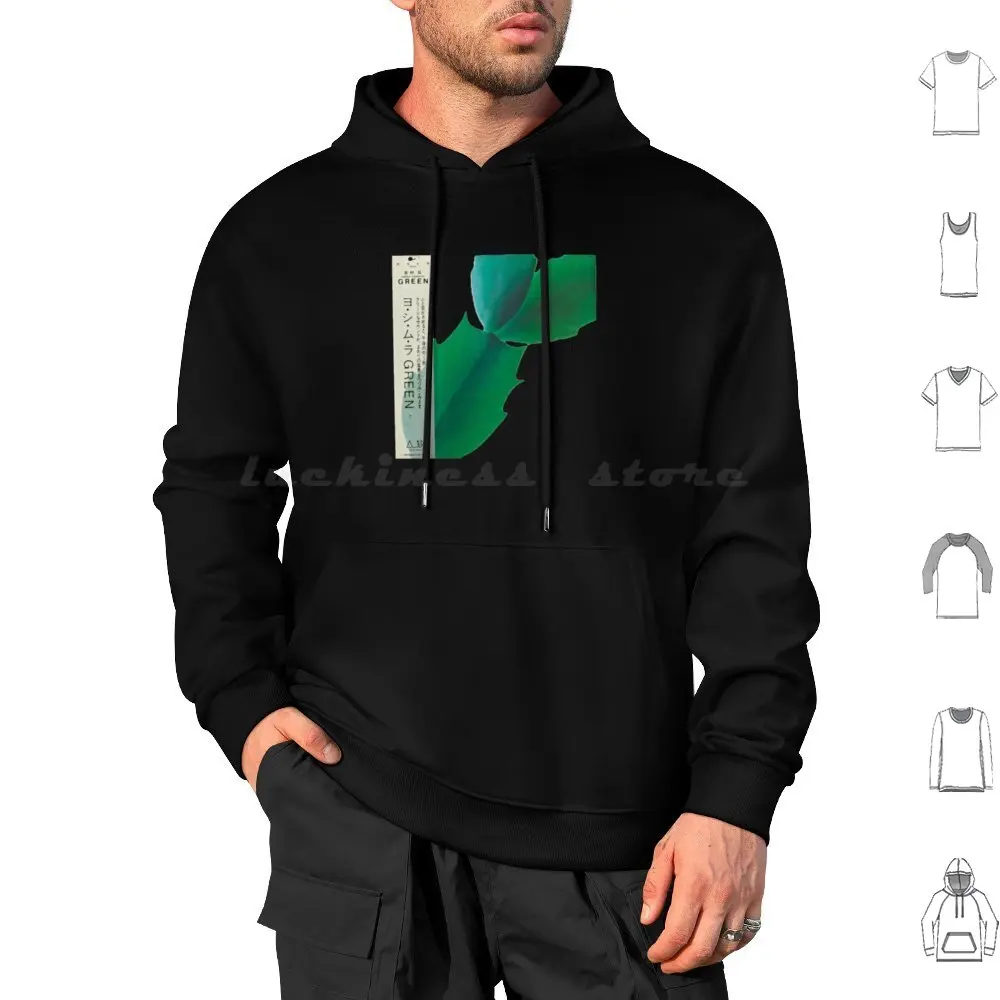 Green Classic Hoodie cotton Long Sleeve Aphex Twin Music Electronic Techno Electronic Music Idm Rave Industrial Dance Vinyl