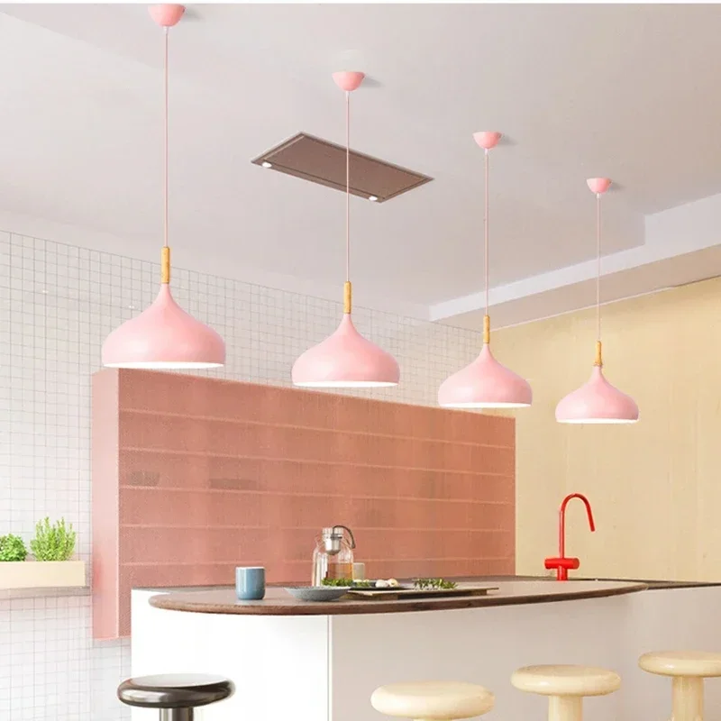 

Nordic Restaurant Chandelier Creative Study Bar Desk Lamp Living Room Bedroom Bedside Simple Modern Single Head