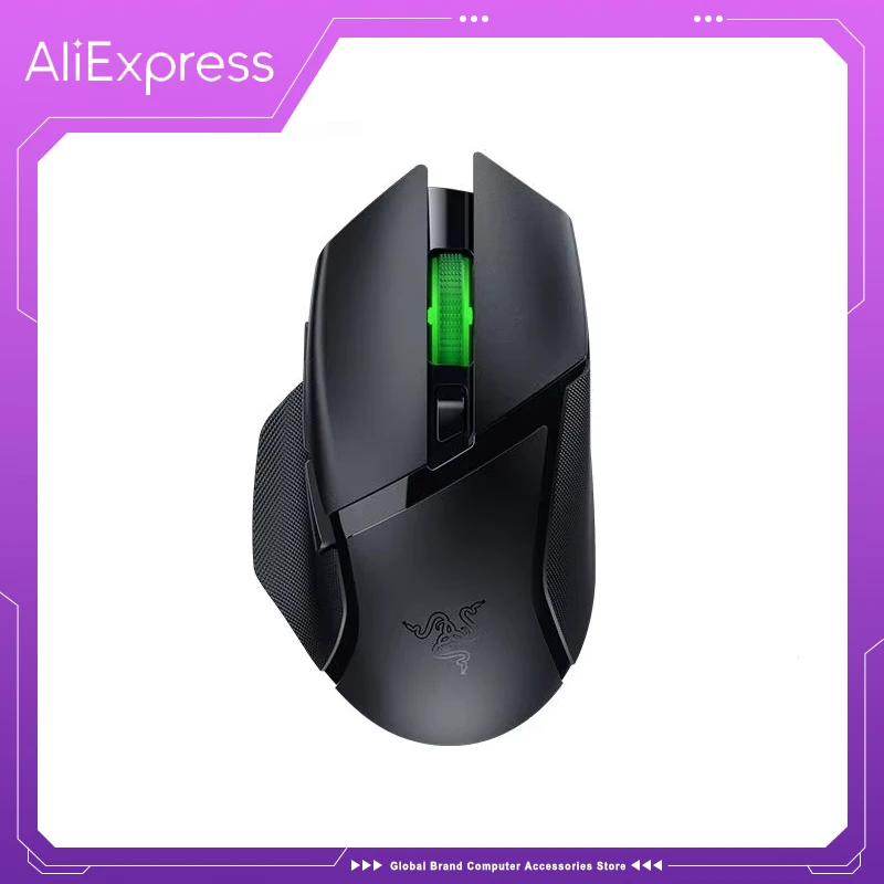 Razer Basilisk V3X Extreme Edition ماوس بلوتوث 2.4 جيجا هرتز ثنائي الوضع Wireless18000 ديسيبل متوحد الخواص بلوتوث 5.0 ألعاب رياضية إلكترونية متصلة