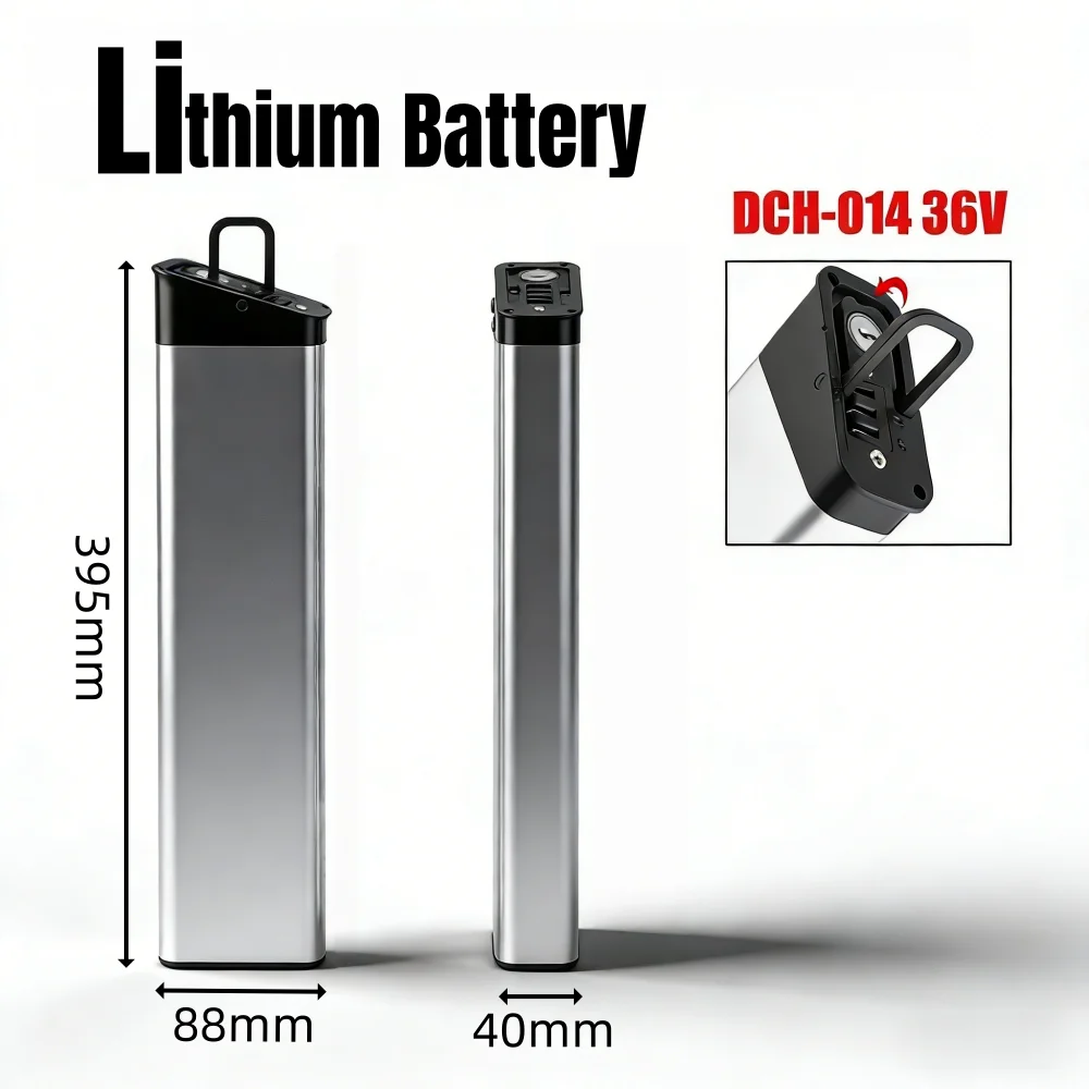 

36V 14Ah 12.8Ah Replacement Batteries for ANCHEER AM1908 ADO A16 VIVI F20 Lankeleisi A6 Folding Bike Lithium Battery DCH014