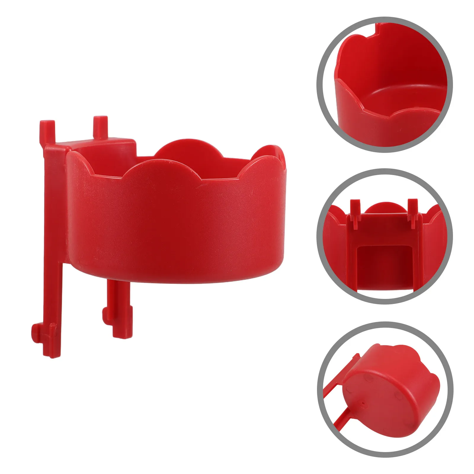 5Pcs Wall-Mounted Wax Storage Shelf Abrasives Organizer for Car Detailing Shop Polishing Paste Rack Sleek Sturdy Plastic Garage