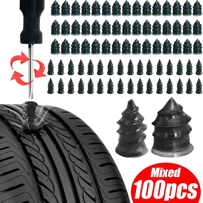 

10/400PC Car Motorcycle Vacuum Tyre Repair Nails Truck Scooter Bike UniversalTire Puncture Repair Rubber Metal Nails Accessories