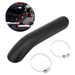 Motorcycle Exhaust Muffler Pipe Heat Shield Cover Guard Protector Universal For Honda Harley Yamaha Black