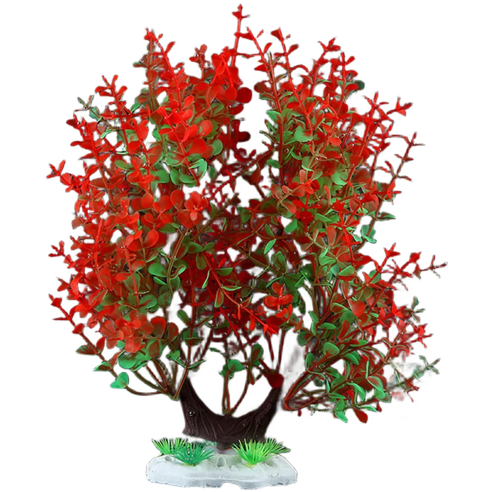 25cm U Shape Artificial Tree A - огляд і ціна Aquarium Plant Red