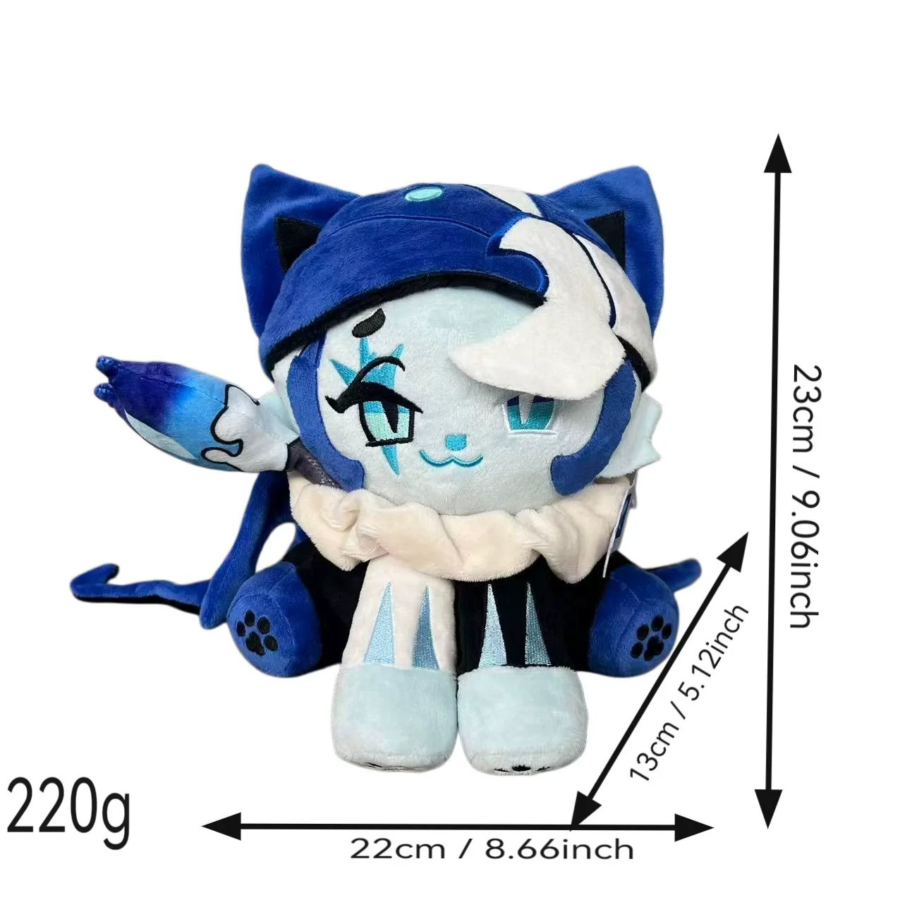 25CM Anime Shadow Milk Cookie Plush Burning Spice Cookies Stuffed Doll Toy Cute Soft Pillow Toys For Kid New Year Birthday Gifts
