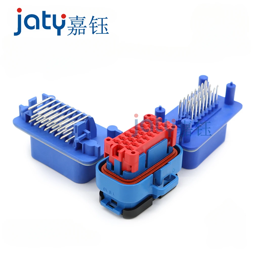 JATY 1sets 23-Pin 770680-5 776087-5  776228-5 New energy electric vehicle PCB board end controller ECU male and female pulg